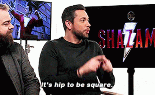 Shazam It's Hip To Be Square GIF