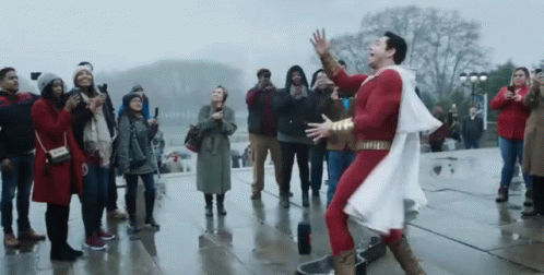 Shazam Lightning Power GIF