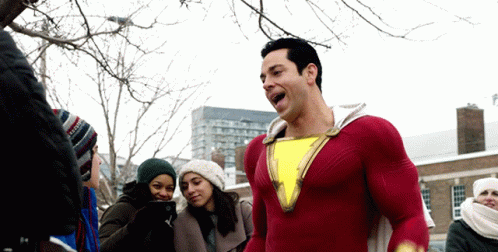 Shazam Raise Hand GIF