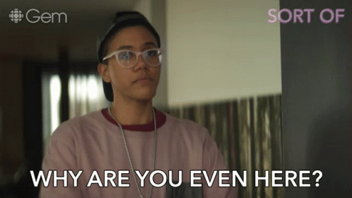 She Doesn't Even Go Here Amanda Cordner Gem GIF