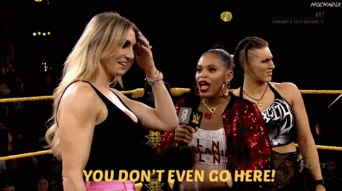 She Doesn't Even Go Here Bianca Belair Wwe GIF