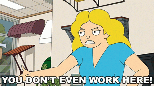 She Doesn't Even Go Here Debbie Harper GIF