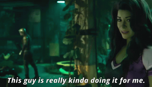 She Hulk Talking Daredevil GIF