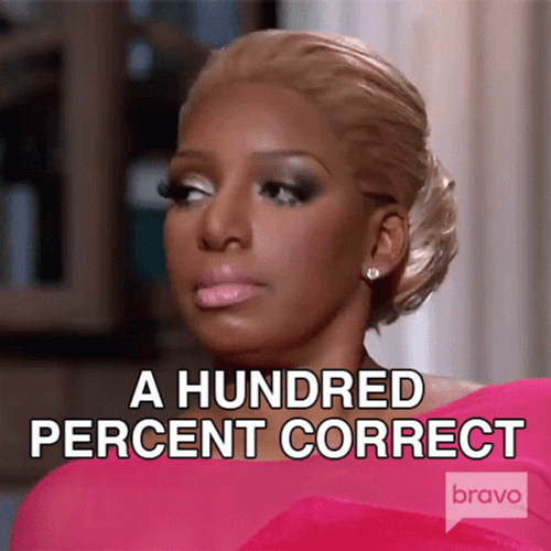 She Is 100 Percent Correct GIF
