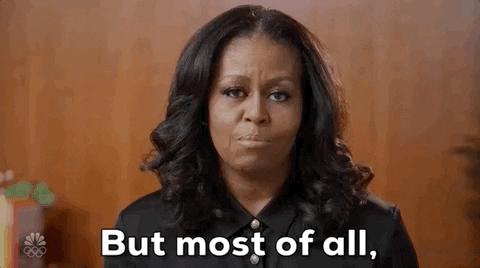 She Is Herself Michelle Obama GIF
