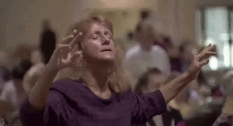 She Is Singing And Praise God GIF