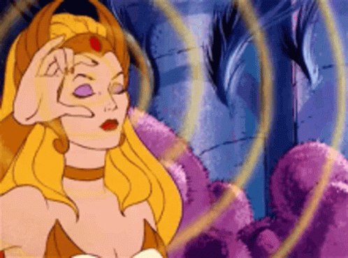 She-Ra Making Circle Around Head GIF