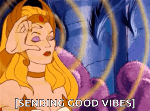 She-Ra Sending Good Vibes