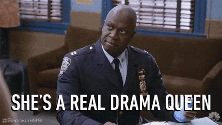 She's A Real Drama Queen GIF