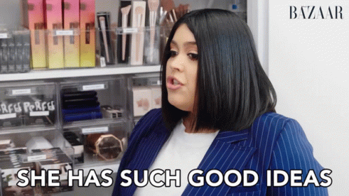 She's Has Good Idea Great Minds GIF