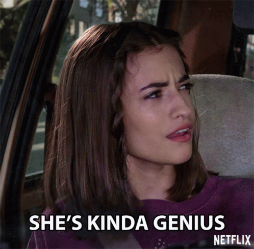 She's Kinda Genius Clever Girl GIF