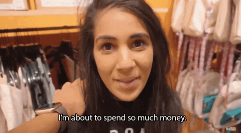 She Spending Money So Much GIF