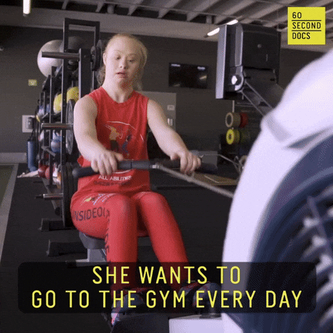 She Wants Go To The Gym Every Day GIF