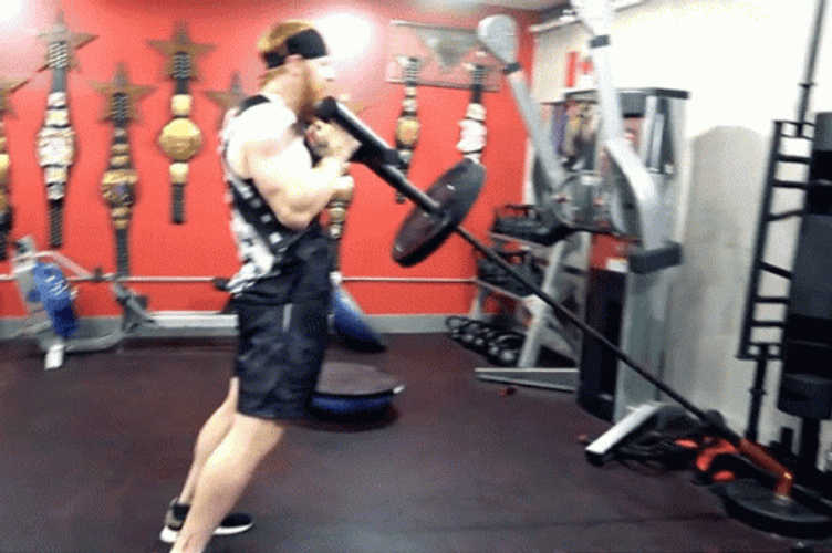 Sheamus Intense Working Out GIF