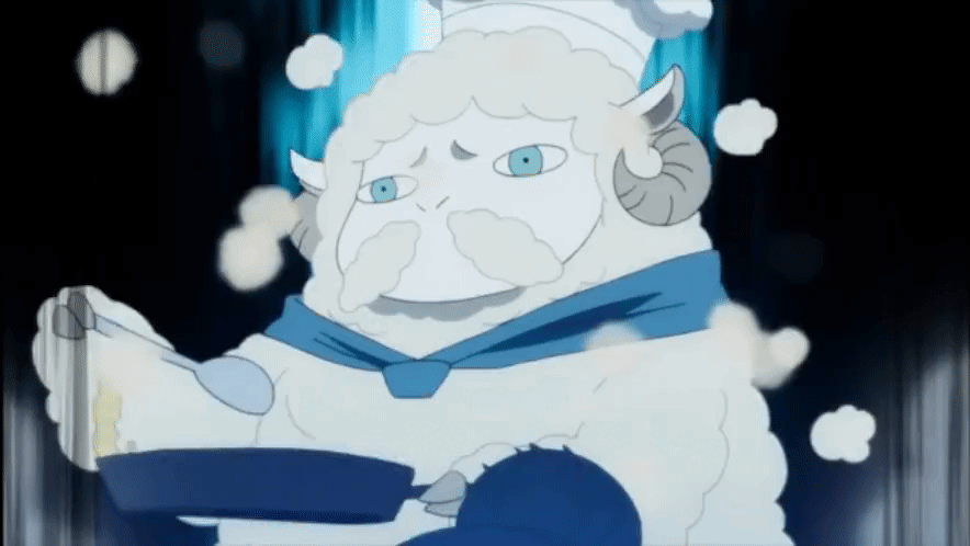 Sheep Cook Black Clover GIF