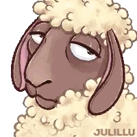 Sheep Drawing with Julillu Name