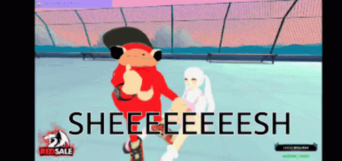 Sheesh Animated Girl GIF