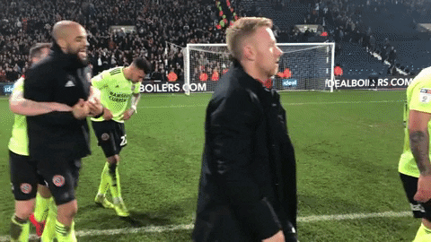 Sheffield United Hug From Behind GIF