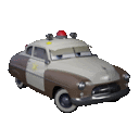 Sheriff - Fierce Fuzz Sheriff Cars Sticker GIF