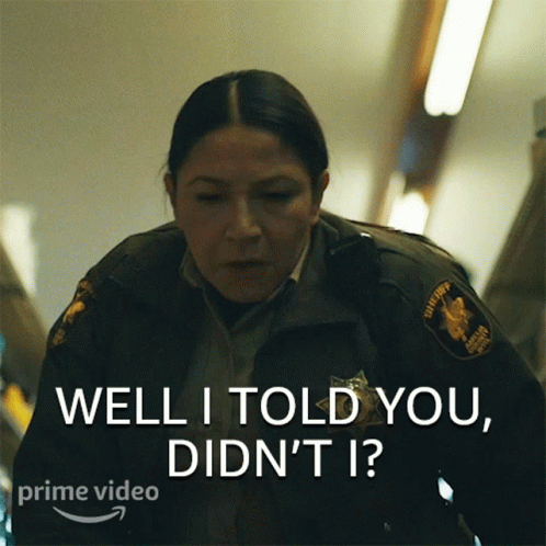 Sheriff Joy Well I Told You Didnt I GIF