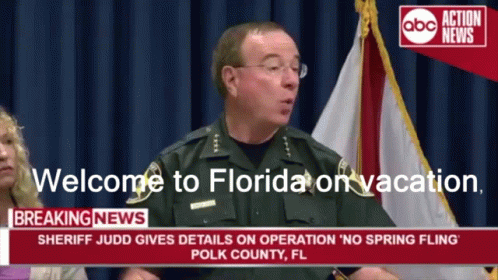 Sheriff Judd Details Operation No Spring Fling
