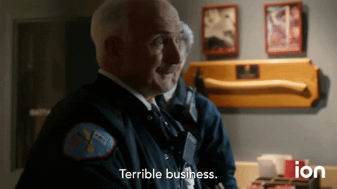 Sheriff Saying Terrible Business GIF