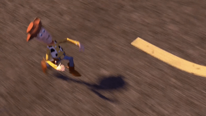 Sheriff Woody Running GIF