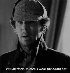 Sherlock Holmes I Wear The Hat GIF