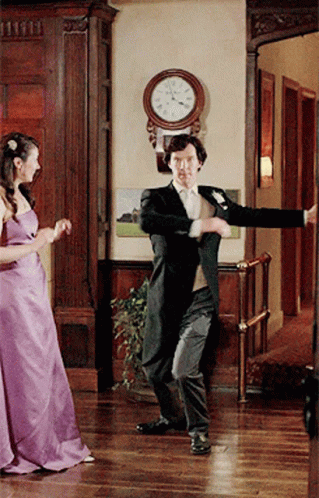 Sherlock Holmes Dancing GIF