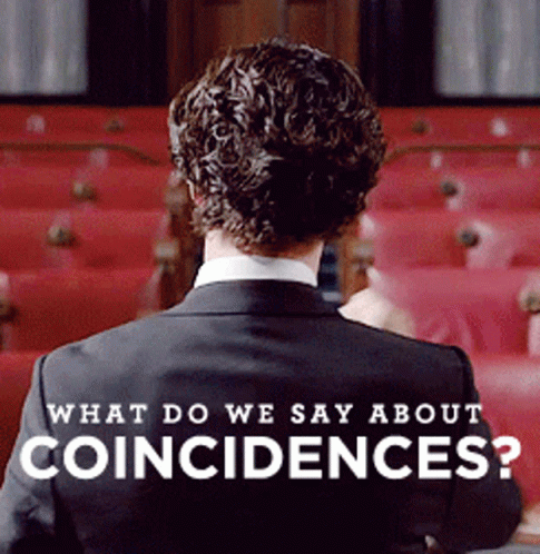 Sherlock Holmes Coincidences GIF
