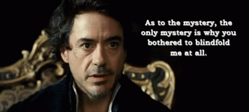 As To The Mystery Sherlock Holmes GIF