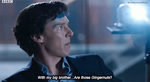 Sherlock Holmes With My Big Brother GIF
