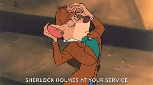 Sherlock Holmes At Your Service GIF