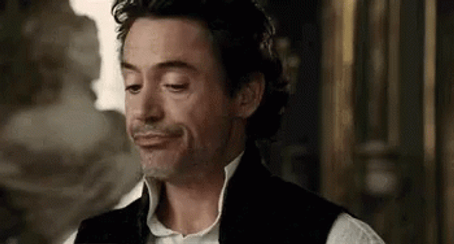 Sherlock Holmes Frustrated Face GIF