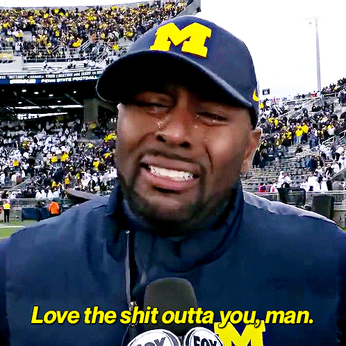 Sherrone Moore Michigan Wolverines GIF