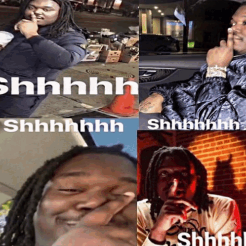 Shhhh Shhhh Shhhh Collage