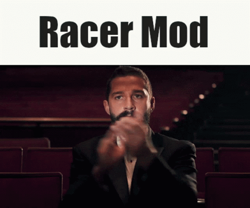 Shia Labeouf Clapping Racer Mod GIF