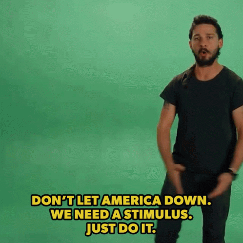 Shia Labeouf Don't Let America Down GIF
