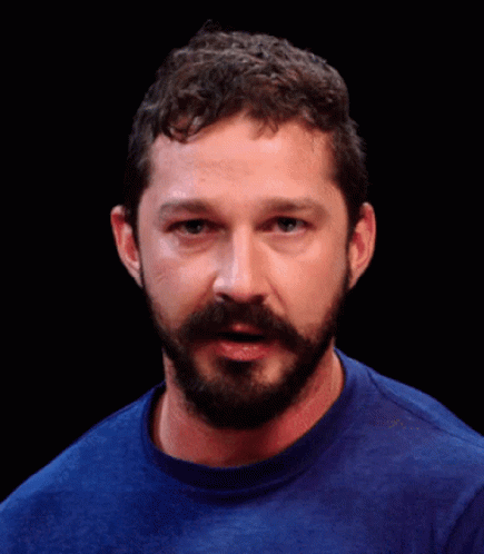Shia Labeouf Glance GIF
