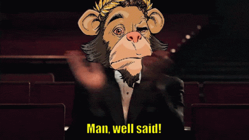 Shia Labeouf In Monkey Mask Clapping Man Well Said GIF