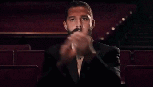 Shia Labeouf Instense Fast Clapping GIF