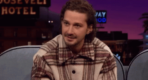 Shia Labeouf Point Finger GIF