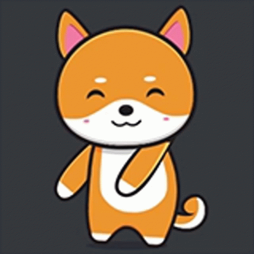 Animate Shiba Inu Sticker Dancing GIF