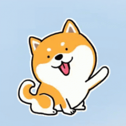 Shiba Inu Animated Sticker GIF
