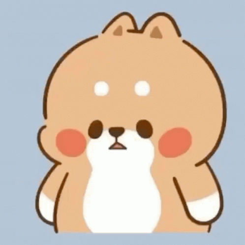 Shiba Inu With Big Belly And Ears GIF