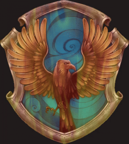 Shield With Bird and Swirl