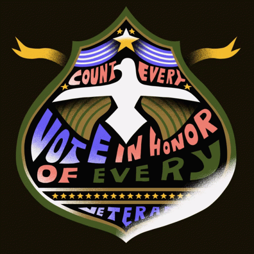 Shield with Dove and Count Every Vote