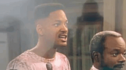 Shifty Eyes Will Smith Shocked Reaction GIF