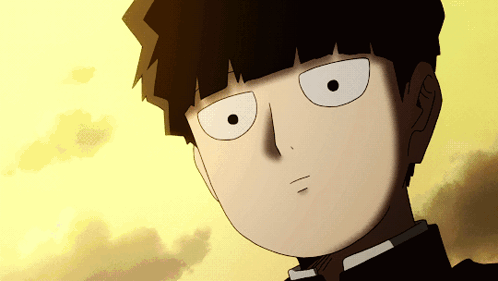Shigeo Kageyama Sad Anime Boy Sob GIF