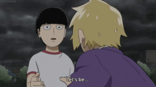 Shigeo Kageyama Shake Hands Mob Psycho GIF